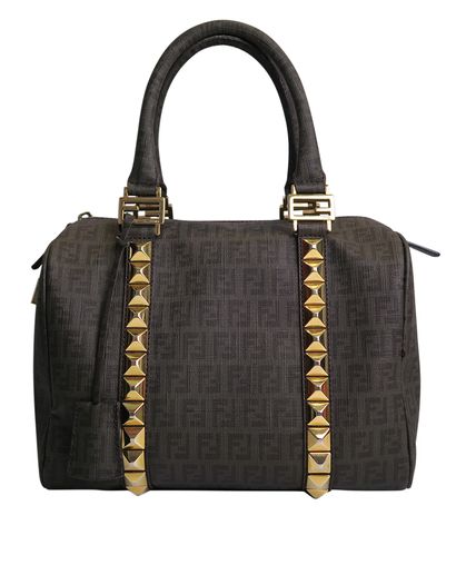 Zucca Studded Boston Bag, front view